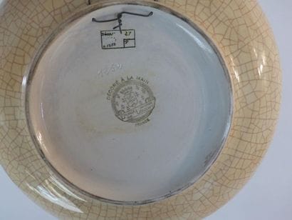 LONGWY. Plat au cerf. 
LONGWY. Plat circulaire...