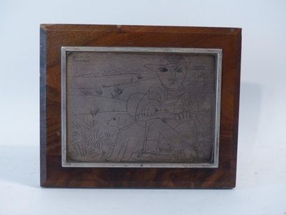d'après Picasso. Le Chasseur. 
D'après Pablo...