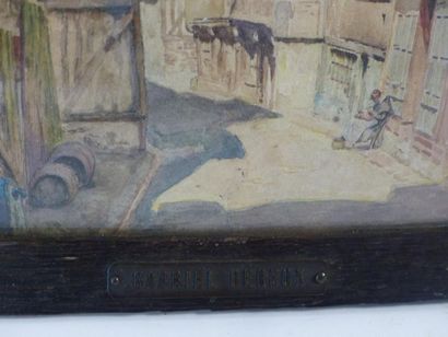DENEUX. Vieilel rue à Morlaix. 
Gabriel Charles...