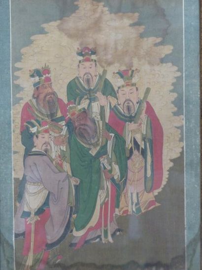 CHINE. DIgnitaires. 
CHINE. 5 Dignitaires....