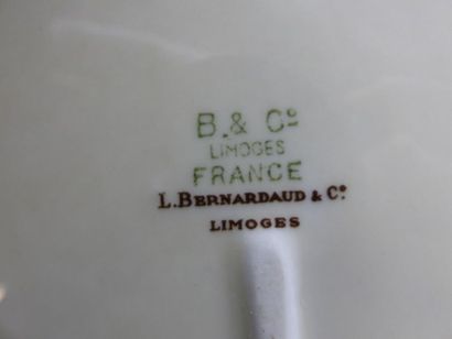 Bernardaud à Limoges. Partie de service en...