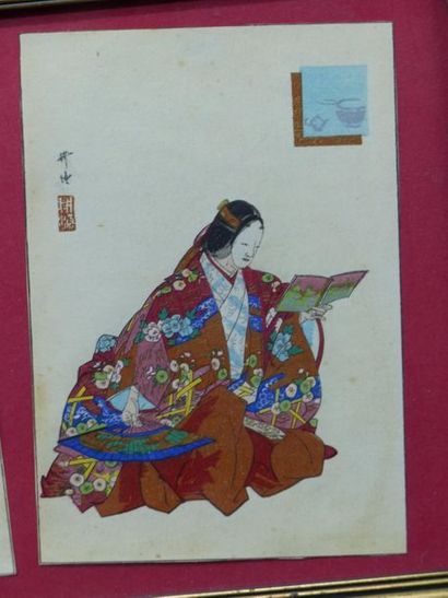 CHINE. dames de qualité en pendant.
Chine....