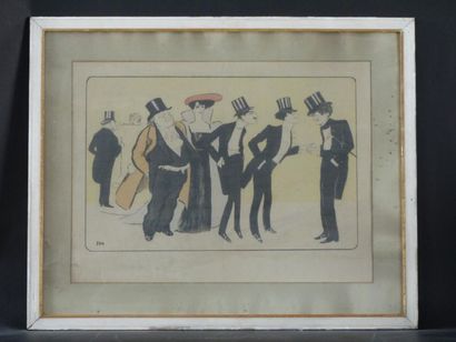 GOURSAT Georges dit SEM (1863-1934), lithographie
GOURSAT...