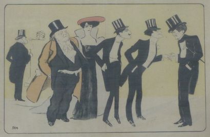 GOURSAT Georges dit SEM (1863-1934), lithographie
GOURSAT...