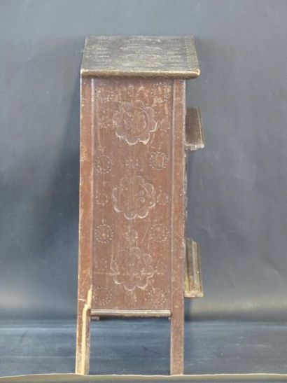 Armoire de maitrise bretonne en bois naturel...