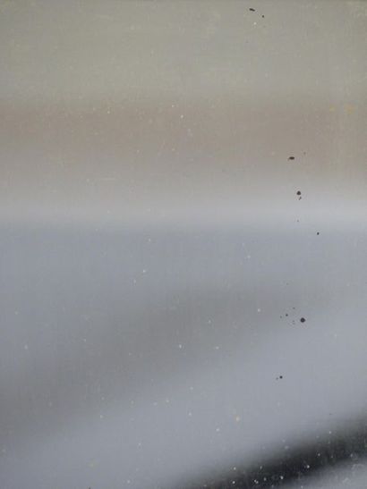 Miroir avec son cadre en bois et stuc doré...