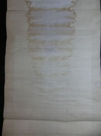Kakemono à motif de singes combattant, 
JAPON....
