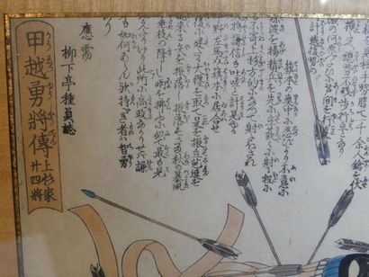 KUNIYOSHI. Estampe de samourai
JAPON. KUNIYOSHI....