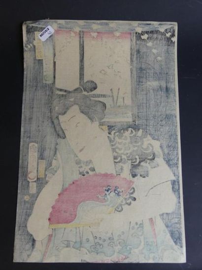 Estampe de Toyohara Kunichika
JAPON. Estampe...