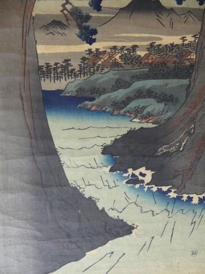 Estampe de Utagawa Hiroshige 
JAPON. Estampe...