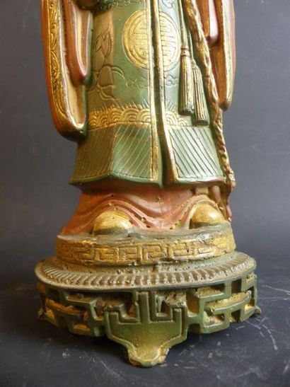 Paire en porcelaine de divinité
JAPON. Paire...