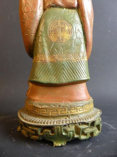 Paire en porcelaine de divinité
JAPON. Paire...