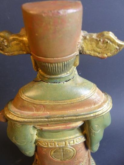 Paire en porcelaine de divinité
JAPON. Paire...