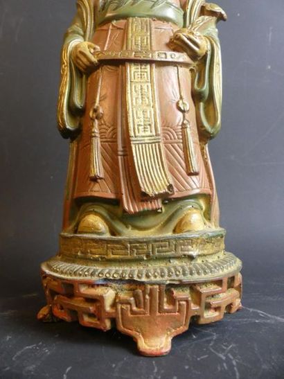 Paire en porcelaine de divinité
JAPON. Paire...