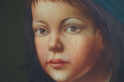 Philippe BONAMY (1930-). Potrait of a young...
