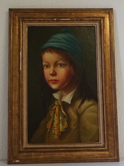 Philippe BONAMY (1930-). Potrait of a young...