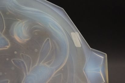 Plat en verre opalescent. 
In the taste of...
