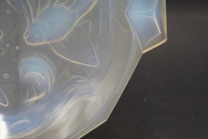 Plat en verre opalescent. 
In the taste of...