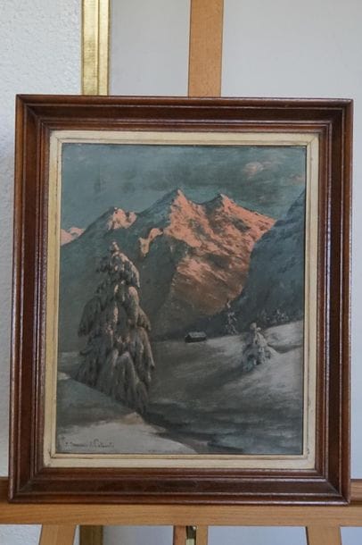 J. MERCIER DE LATOUCHE (XIX-XX) Landscape,...
