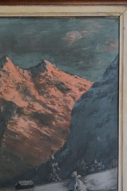 J. MERCIER DE LATOUCHE (XIX-XX) Landscape,...