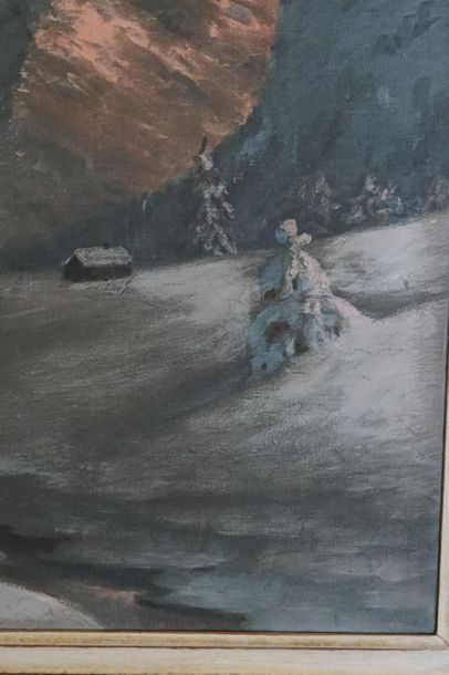 J. MERCIER DE LATOUCHE (XIX-XX) Landscape,...