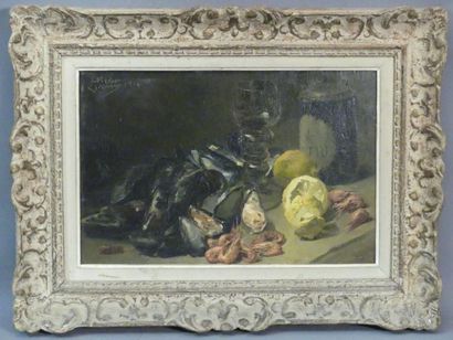 Henri PRIVAT-LIVEMONT (1861-1936) Huile sur...