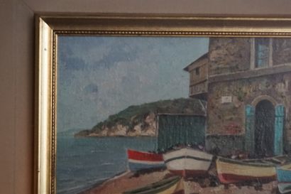 Barques
School of the XXth century, Boats,...