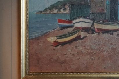 Barques
School of the XXth century, Boats,...