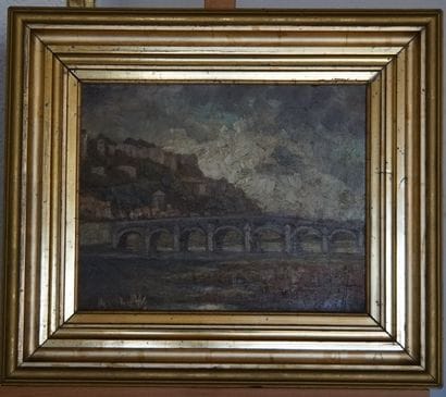 Dieudonné JACOBS (1887-1967) Namur le pont...