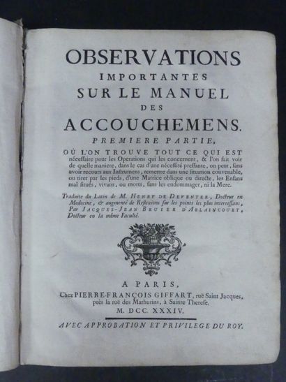 Henry de DEVENTER (Traduit du latin) , Manuel...