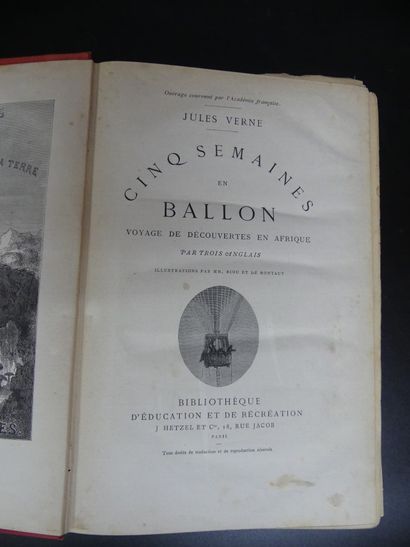 Jules VERNE Cinq semaines en ballon suivi...