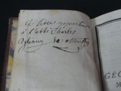 Abbé EXPILLY, Le Géographe Manuel, 1770.
Abbé...