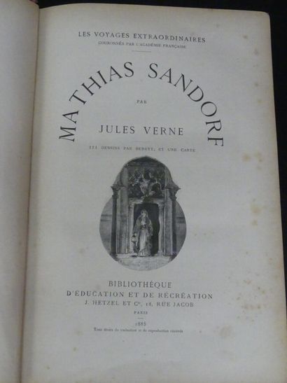 Jules VERNE, Mathias sandorf, 1885.
Jules...