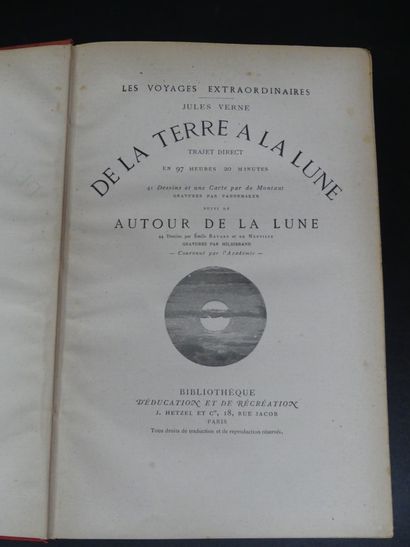 Jules VERNE De la terre à la lune et Autour...