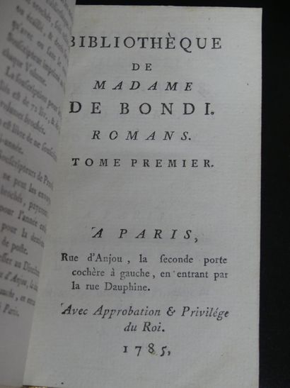 Bibliothèque Universelle des Dames, 1786.
Bibliothèque...