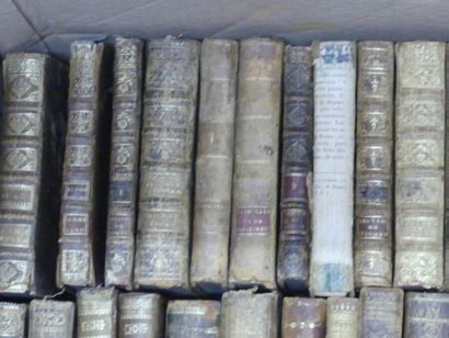 Carton de reliures XVIIIème siècle