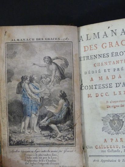 Almanach des Grâces, 1787.
Almanach des Grâces,...