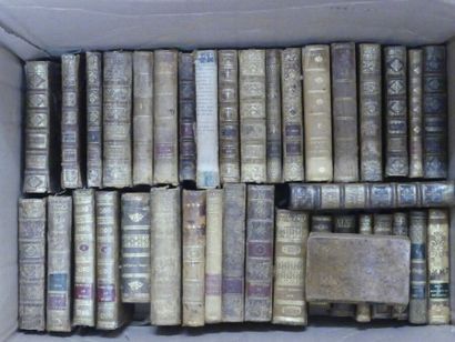 Carton de reliures XVIIIème siècle