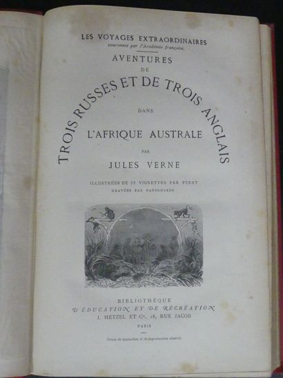 Jules VERNE, Aventures de 3 russes et de...
