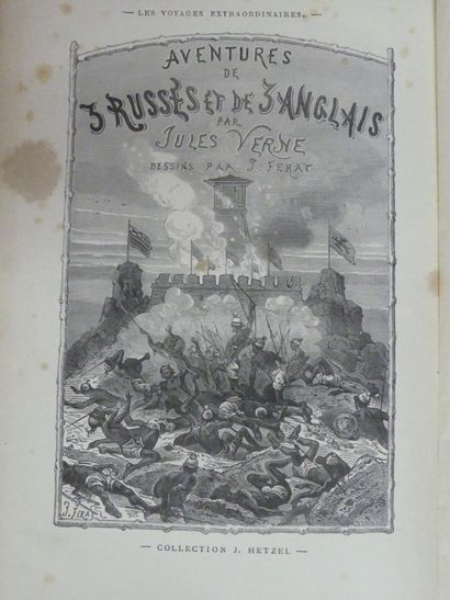 Jules VERNE, Aventures de 3 russes et de...