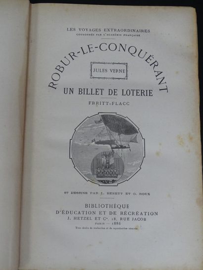 Jules VERNE, Robur le Conquérant et Un Billet...