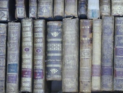 Carton de reliures XVIIIème siècle