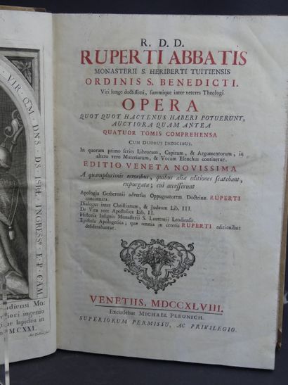 Rupert de Deutz. - Ruperti Abbatisis.
Rupert...