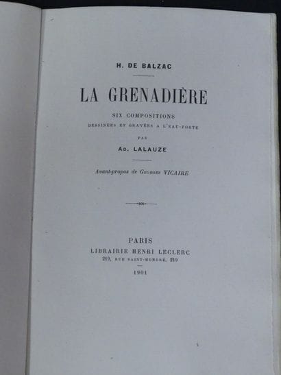 Honoré de BALZAC, ill. Adolphe LALAUZE, La...
