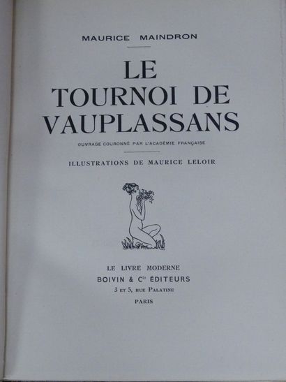 Maurice MAINDRON, ill. Maurice LELOIR, Le...