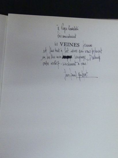Jean Paul GUIBBERT, ill. Gérard CALVET, Veines.
Jean...