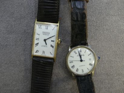 Réunion de deux montres de dame: Miramar...