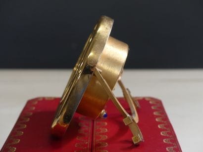 CARTIER. Must de Cartier. Pendulette de bureau...
