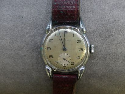 Montre d'homme de fabrication suisse en acier...