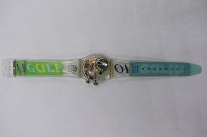 SWATCH. Heart on earth. Montre chrono à quartz,...
